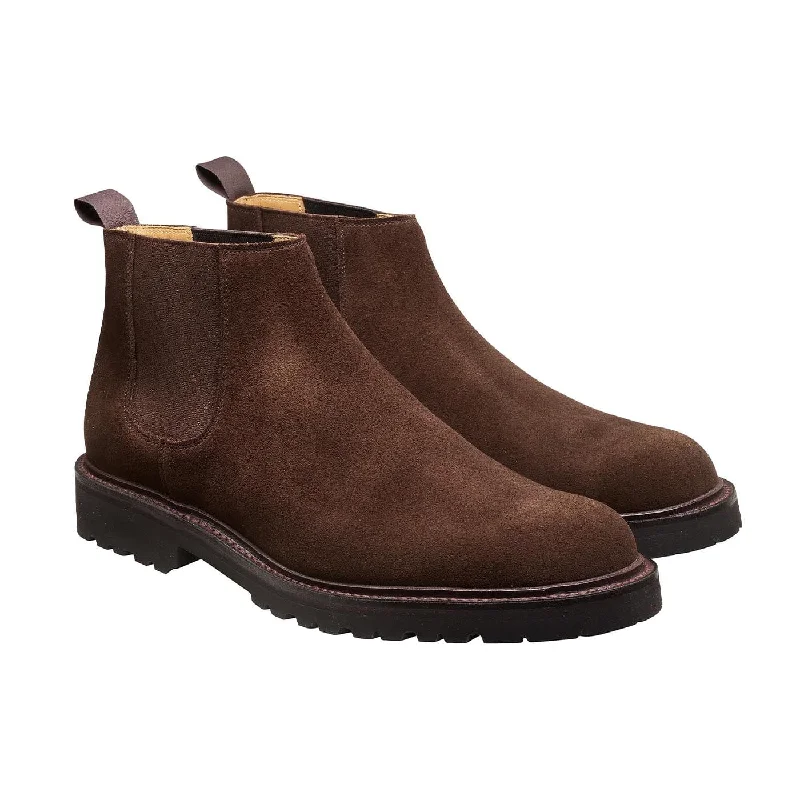 Soft Cushion Sneakers Elgin Dark Brown Suede