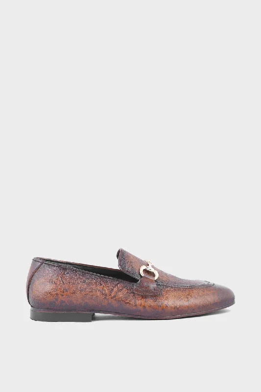 Premium Comfort Shoes Men Formal Loafers MF7006-Tan