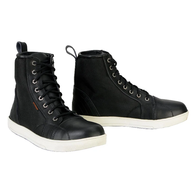 Ultra-Flexible Sneakers Milwaukee Leather MBM9004WP Men's Waterproof Black Leather Motorcycle Reinforced Street Riding Shoes w/Ankle Support Ultra-Flexible Sneakers Milwaukee Leather MBM9004WP Men's Waterproof Black Leather Motorcycle Reinforced Street Riding Shoes w/Ankle Support
