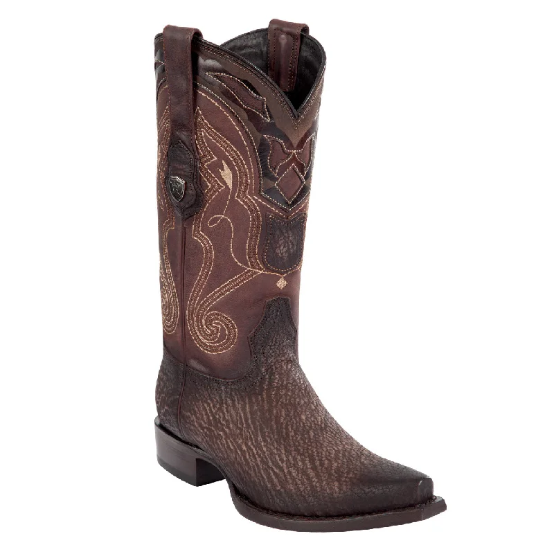 Soft Insole Sneakers Shark Skin Cowboy Boots
