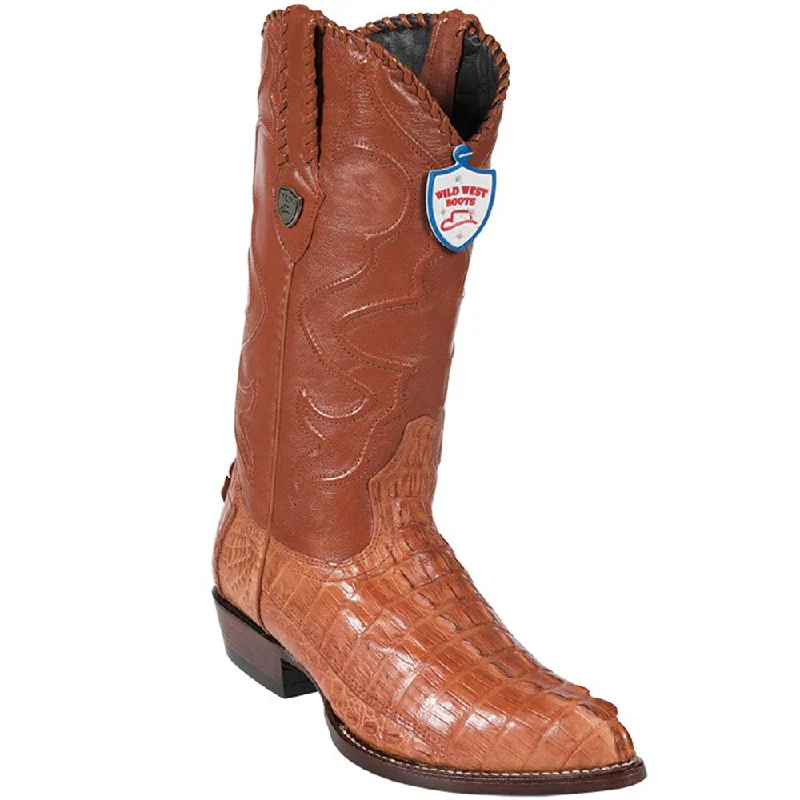 High-Quality Sneakers Mexican Cowboy Boots Caiman Tail