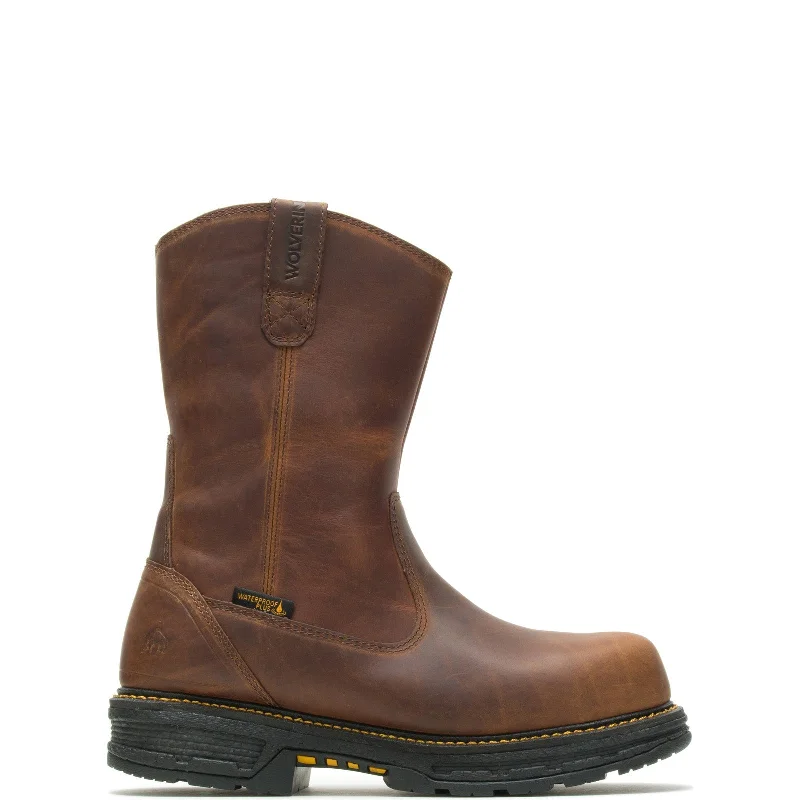 High-Quality Sneakers Wolverine Hellcat Ultraspring WP CarbonMax Wellington Mens Brown Wide Boots High-Quality Sneakers Wolverine Hellcat Ultraspring WP CarbonMax Wellington Mens Brown Wide Boots