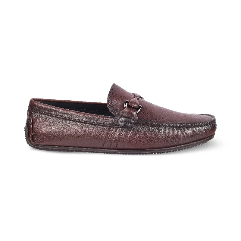 Lightweight Loafers Tresmode Meroc Brown Men's Leather Driving Loafers