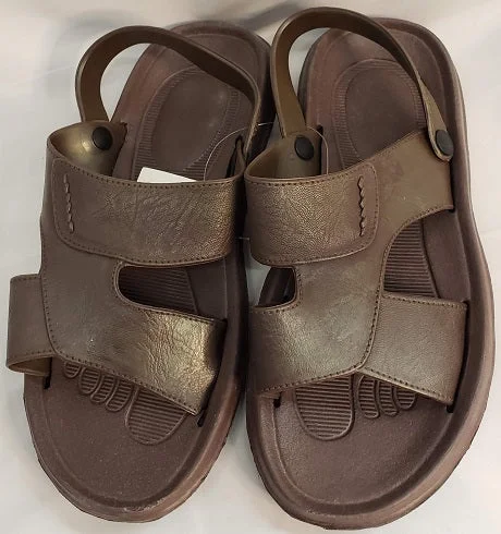 Modern Running Shoes Konrad -- Men's Rubber Sandal -- Brown