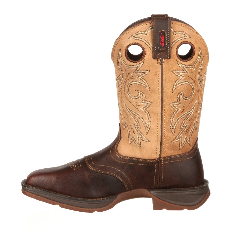 All-Purpose Sneakers Durango Men's Rebel Tan & Brown Square Toe Boots