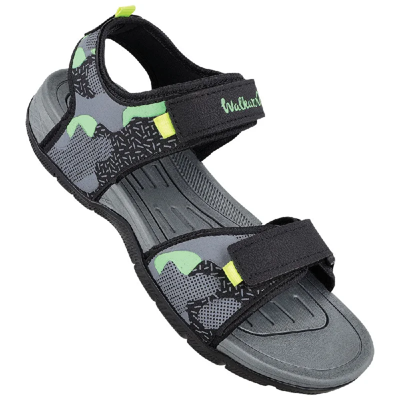 Modern Running Shoes Men's Sports Sandals - WC4432 Black Green