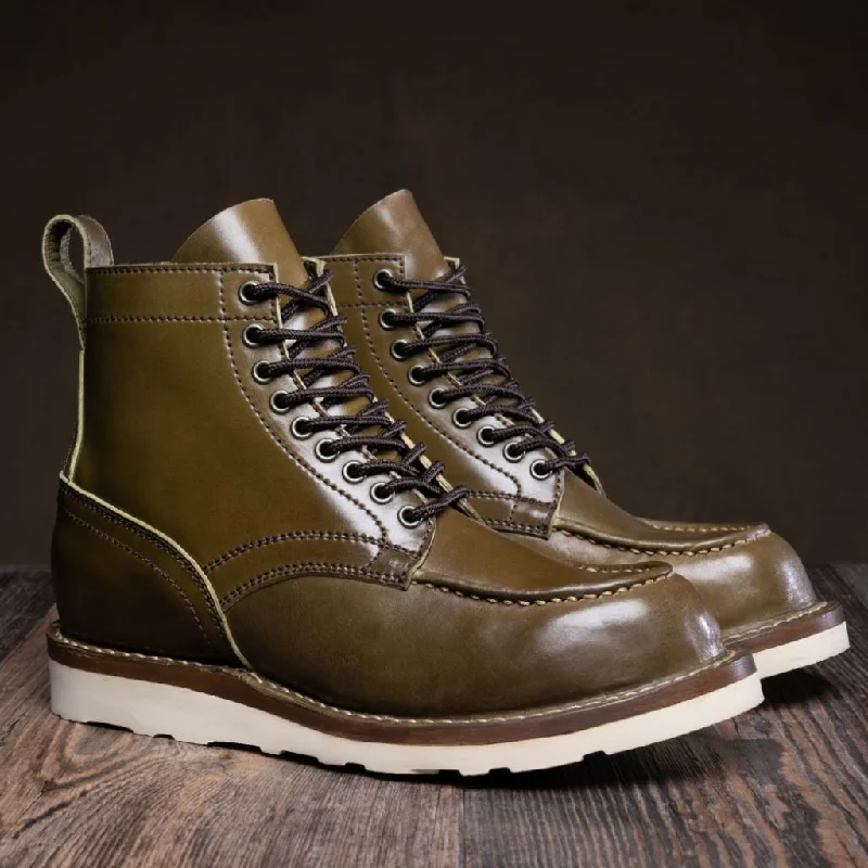Quick-Dry Sneakers Builder | Olive Shinki Cordovan