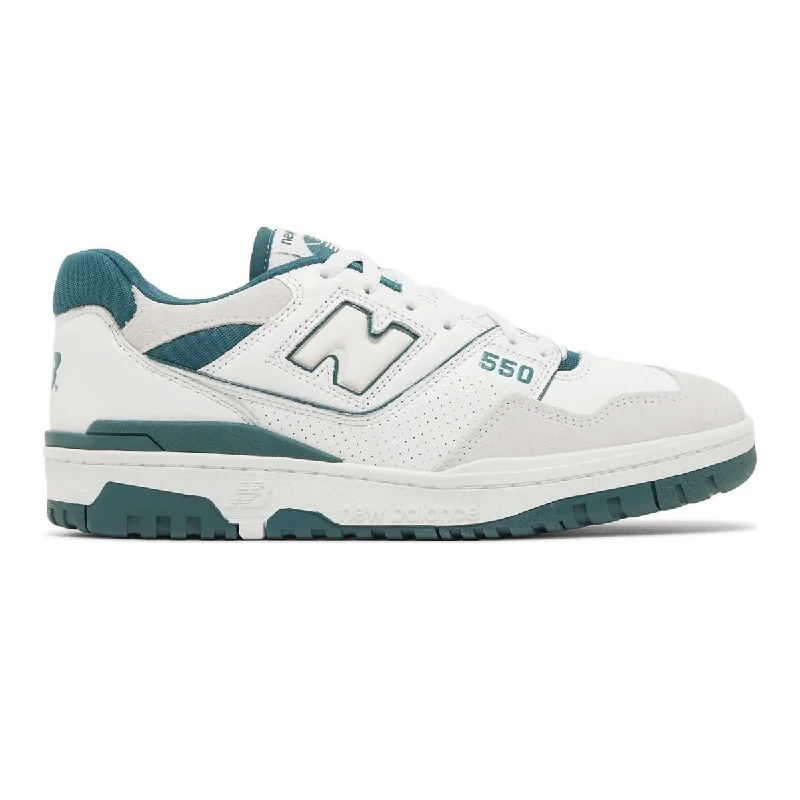 Cozy Everyday Shoes New Balance Men's BB550STA White/Teal