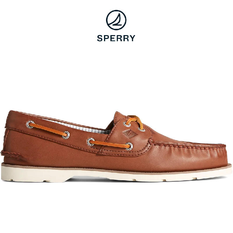 Soft Sole Loafers Men's Leeward Boat Shoe Tan (STS24104)
