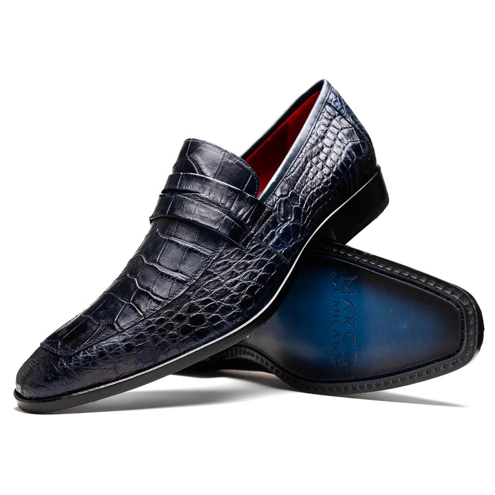 Elegant Casual Shoes Matteo - Navy