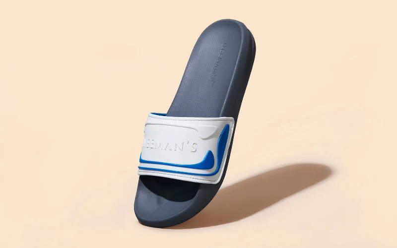 Waterproof Sneakers Travel Slides : Grey-Ivory