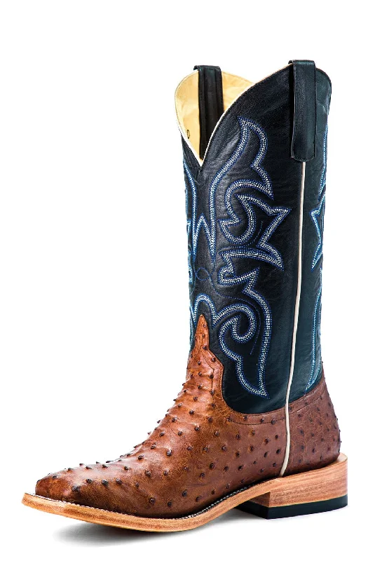 Trendy Everyday Shoes Horse Power Mens Oryx Lux Black Full Quill Ostrich Cowboy Boots