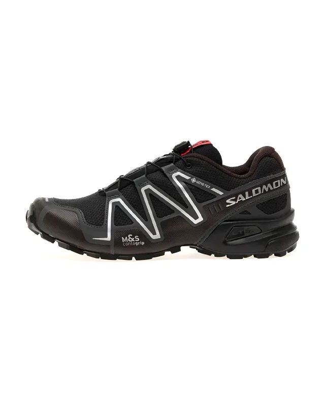 Simple Stylish Sneakers Speedcross 3 GORE-TEX - Black / Silver / Black