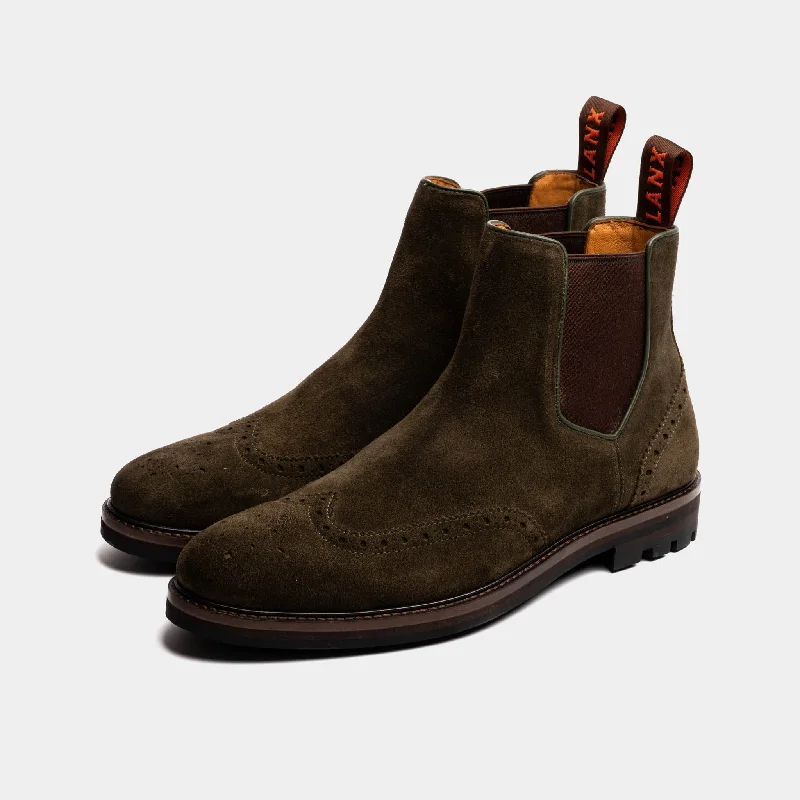 High-Performance Shoes MITTON // KHAKI SUEDE