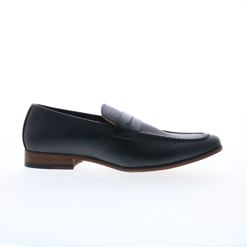 Chic Running Shoes Steve Madden M-Anthin Mens Black Synthetic Loafers & Slip Ons Penny Shoes