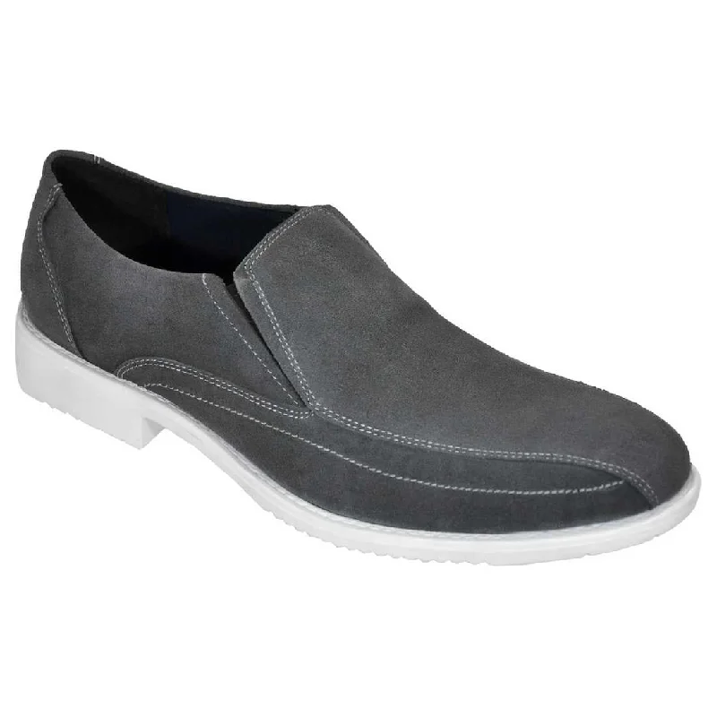 Soft Sole Loafers Casual Grey Premium Classic Leather Iconic Slip-On Shoes