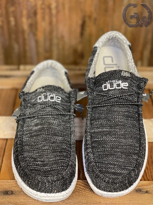 Plush Cushion Shoes Hey Dude Wally Stretch Meteorite