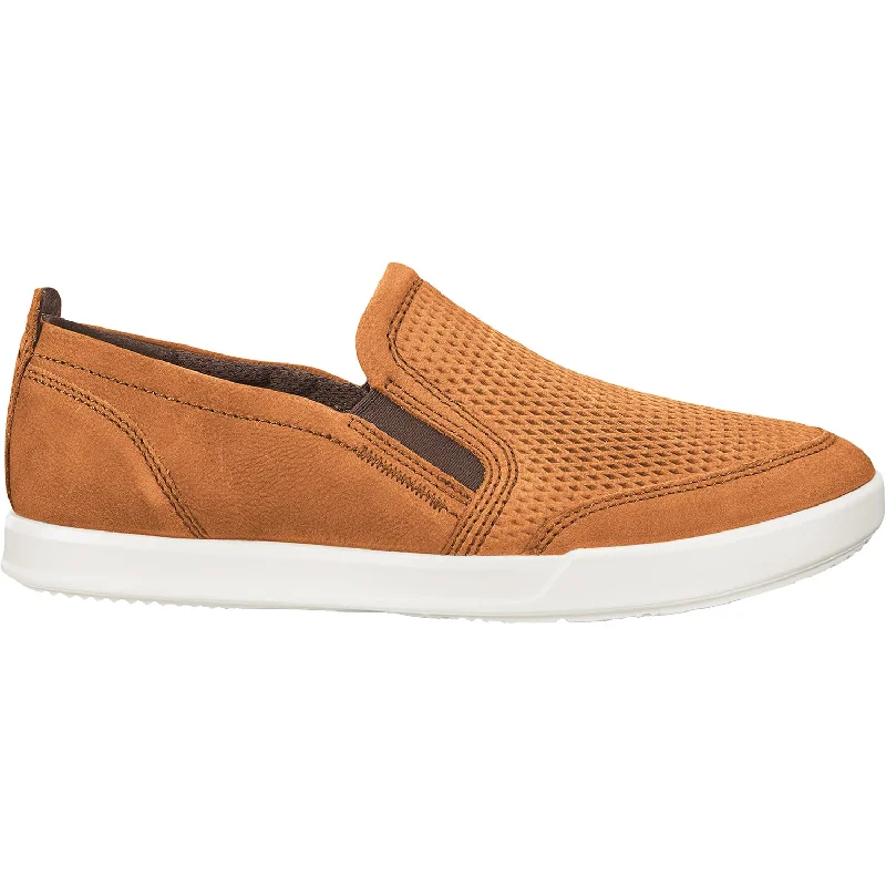 Summer Comfort Shoes Men's Ecco Collin 2.0 Camel Nubuck