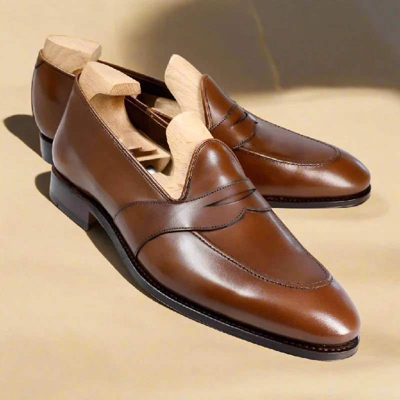 Casual Comfort Shoes Michael Brown Full Strap Penny Loafer