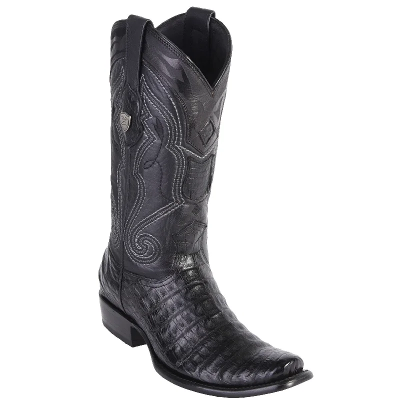 Durable Walking Shoes Caiman Belly Boots Dubai Toe