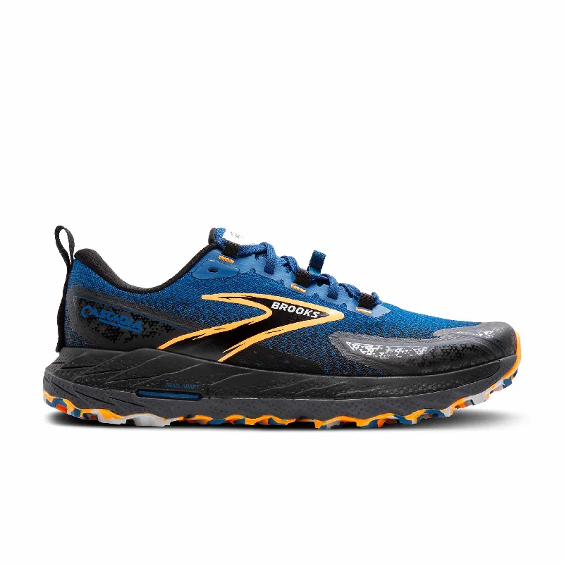 All-Season Sneakers Brooks | Men's Cascadia 18 Running Shoes - Blue Sapphire
