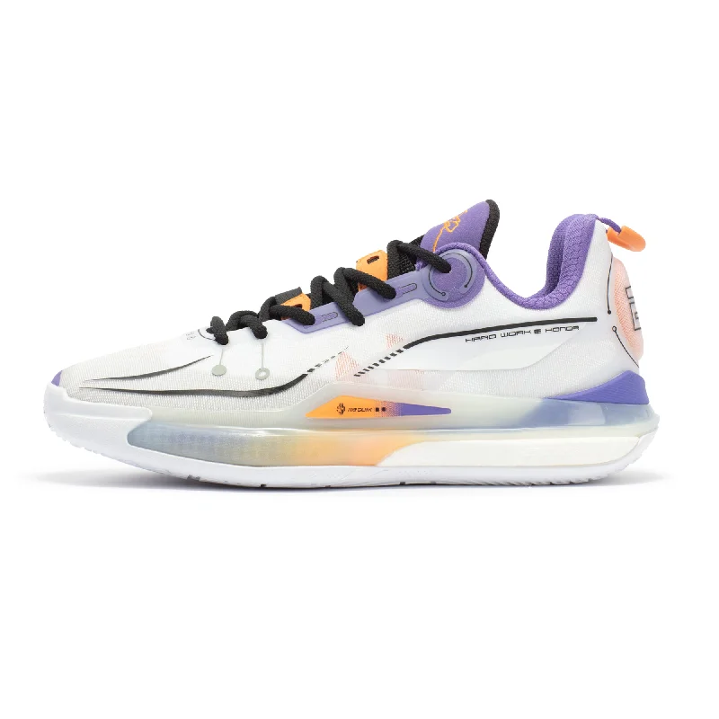 Soft Mesh Sneakers Spencer Dinwiddie - DVD2 CQT: White / Neon Purplevine
