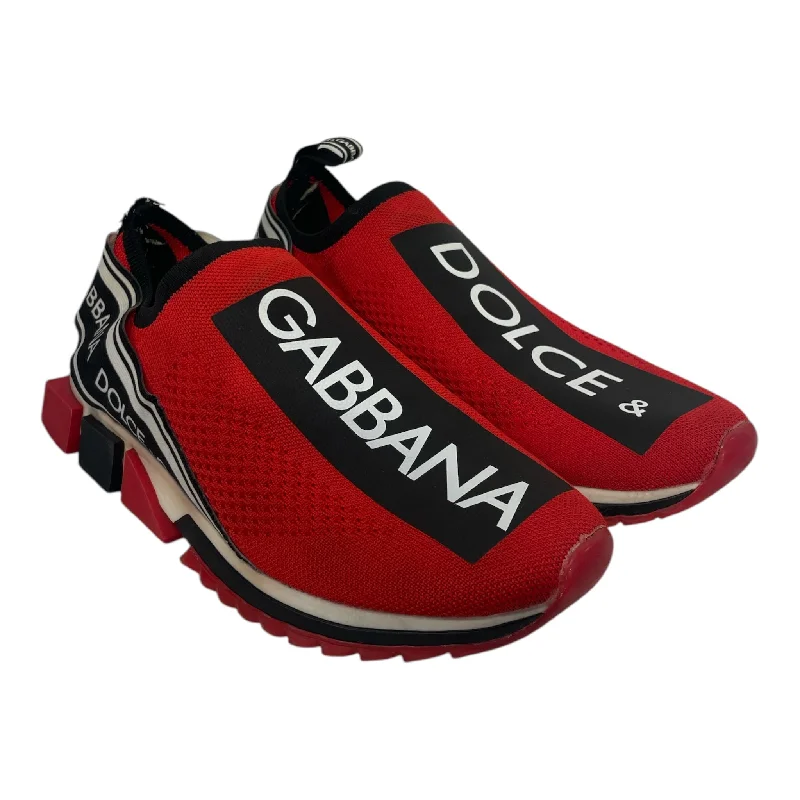 Budget Casual Shoes DOLCE&GABBANA/Low-Sneakers/Cotton/RED/