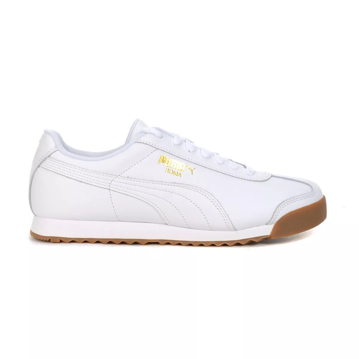 All-Purpose Sneakers Puma Men's Roma Classic White-Gum Sneakers 36640801