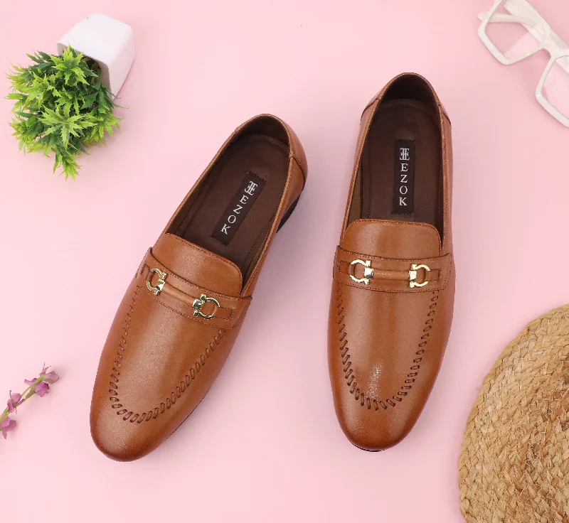 All-Purpose Sneakers Ezok Leather Casual Shoes For Men