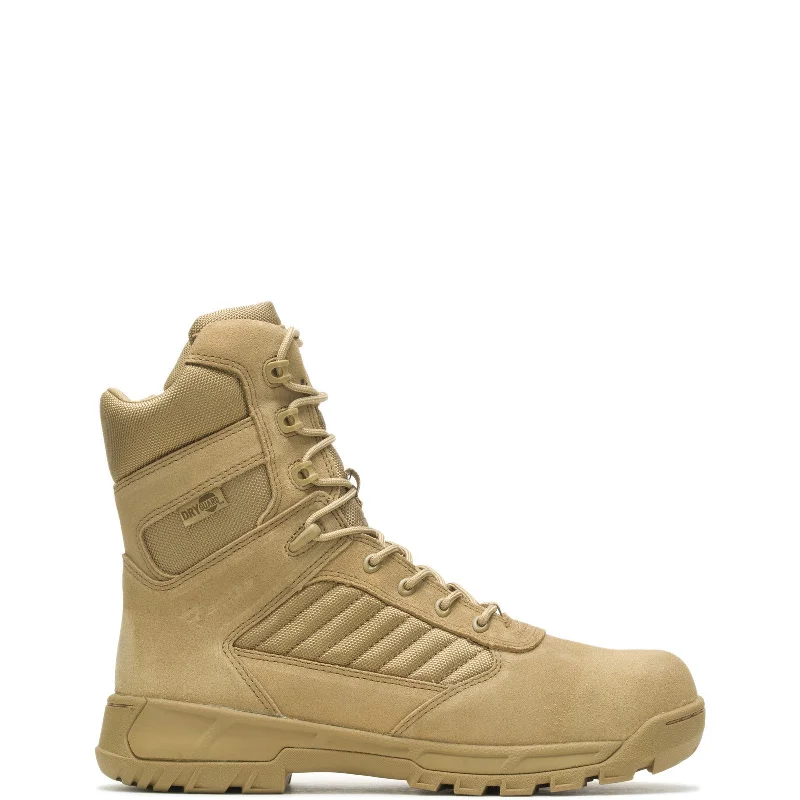 All-Purpose Sneakers Bates Tactical Sport 2 Tall Side Zip Dryguard Mens Brown Tactical Boots
