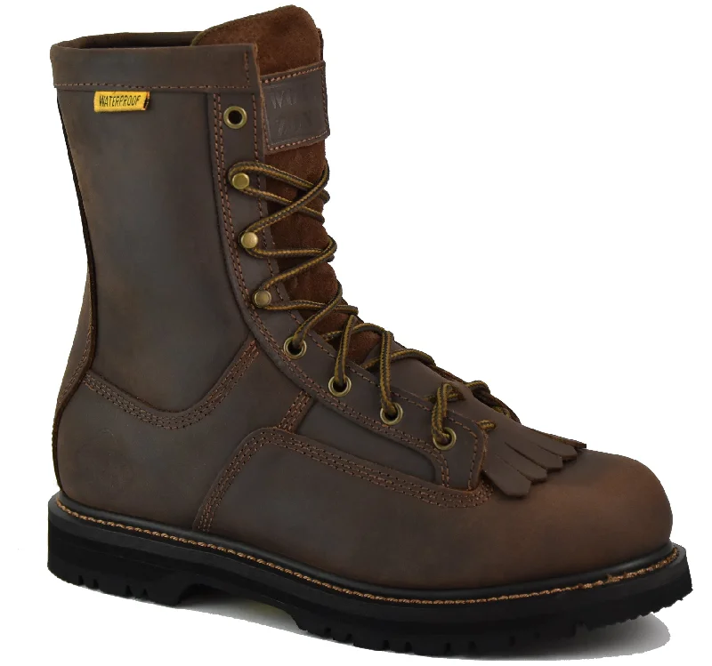 Slip-Resistant Shoes Work Zone Men's C880 Lace-to-Toe 8" Comp Toe Boot