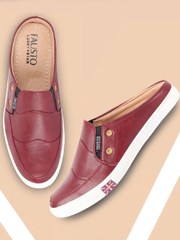 Durable Running Shoes Men Cherry Casual Slip-On Shoes