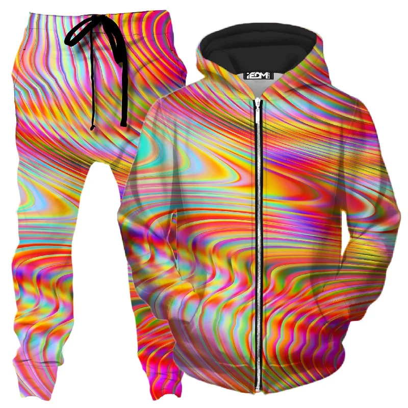 Afternoon Delight Zip-Up Hoodie and Joggers Combo