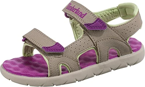 Everyday Comfort Shoes Timberland Jungen Unisex Kinder Perkins Row 2-Strap Sandale, Reiner Kaschmir, 22 EU