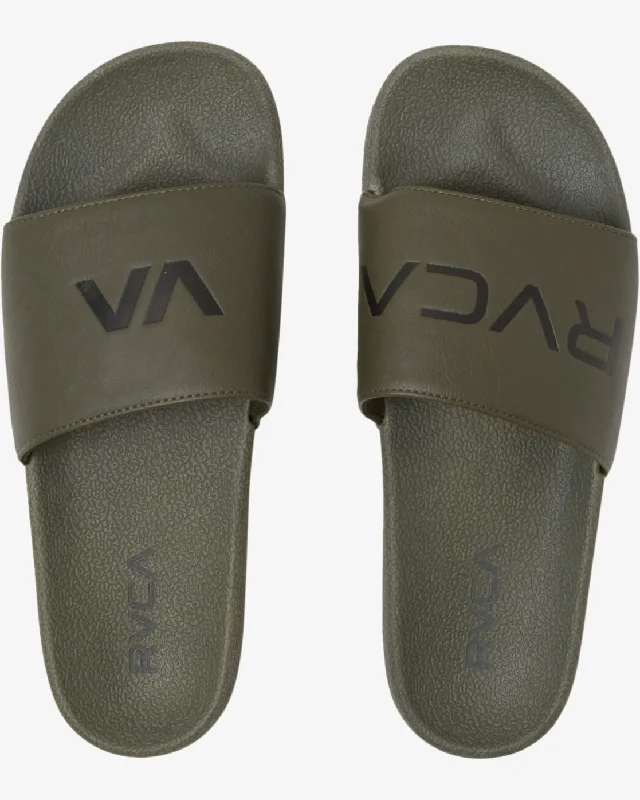 Anti-Slip Sneakers RVCA Sport Slides - Olive