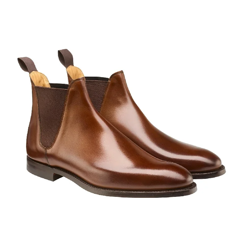 Sporty Slip-Ons Chelsea 8 Dark Brown Burnished Calf