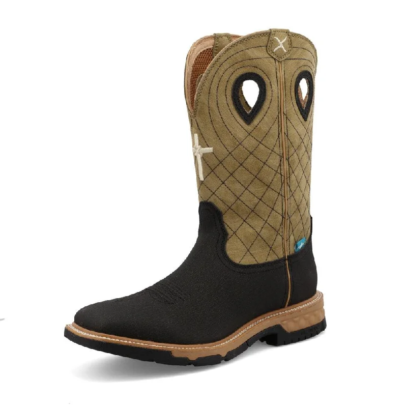 Lightweight Foam Shoes Men's12" Western Work Boot