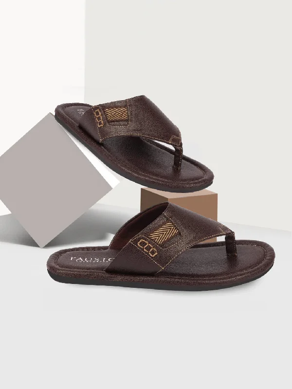 Ultra-Lightweight Sneakers Men Brown Outdoor Comfort Thong Slipper Sandals