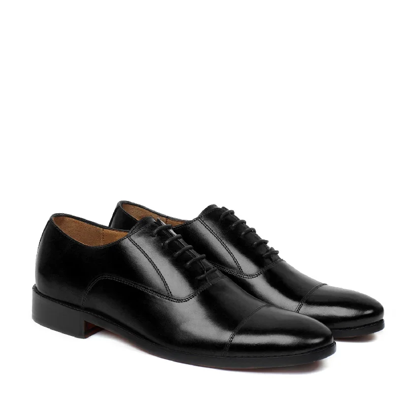 Modern Running Shoes Oxford Lace-Up Black Formal Shoes