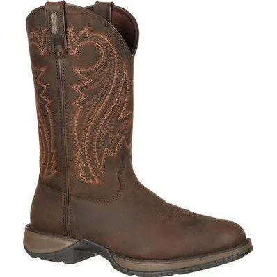 All-Season Sneakers Durango Men's Rebel 12" Soft Toe Pull On Western Classic Boot- Chocolate- DB5464