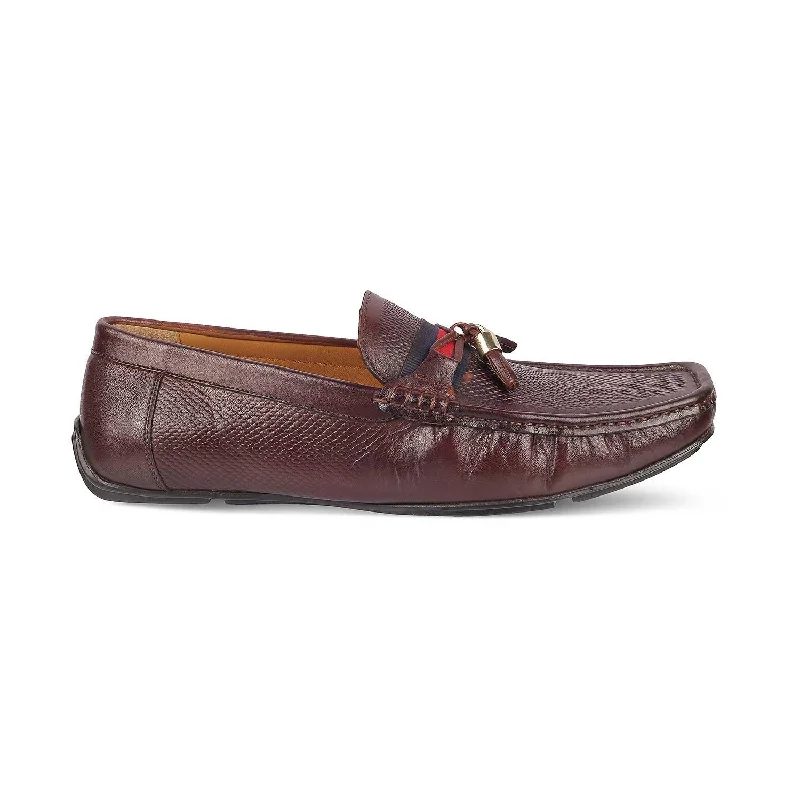 Lightweight Sport Shoes Tresmode Sotas Brown Men's Leather Driving Loafers