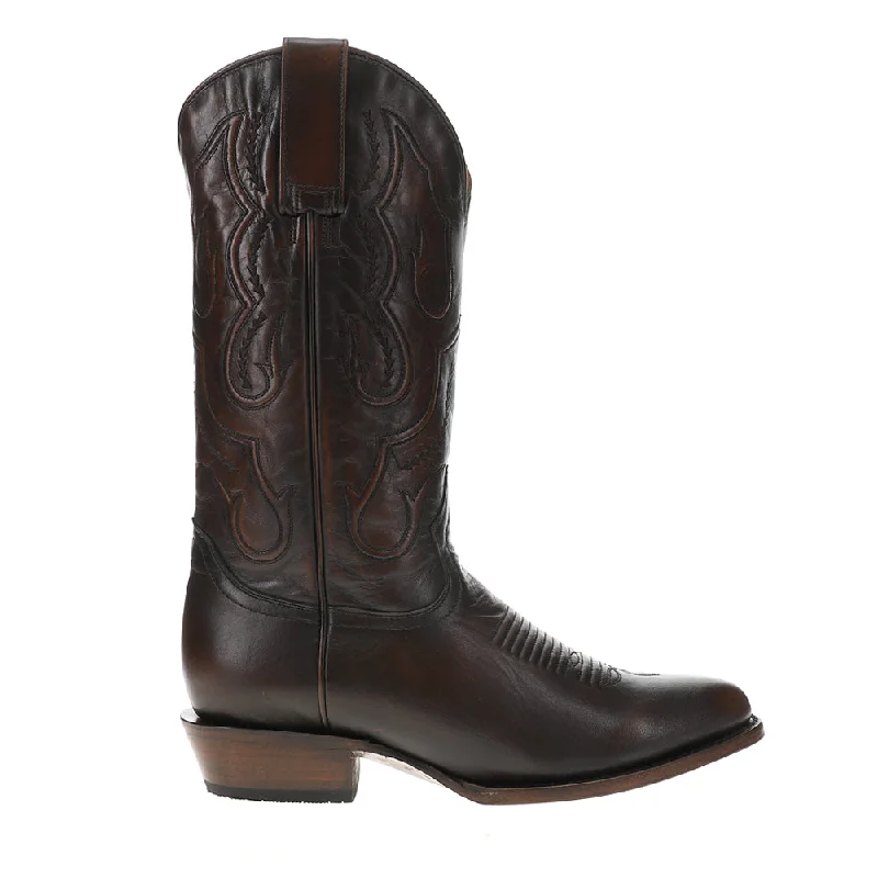 All-Day Walking Shoes Carlisle Embroidered Round Toe Cowboy Boots