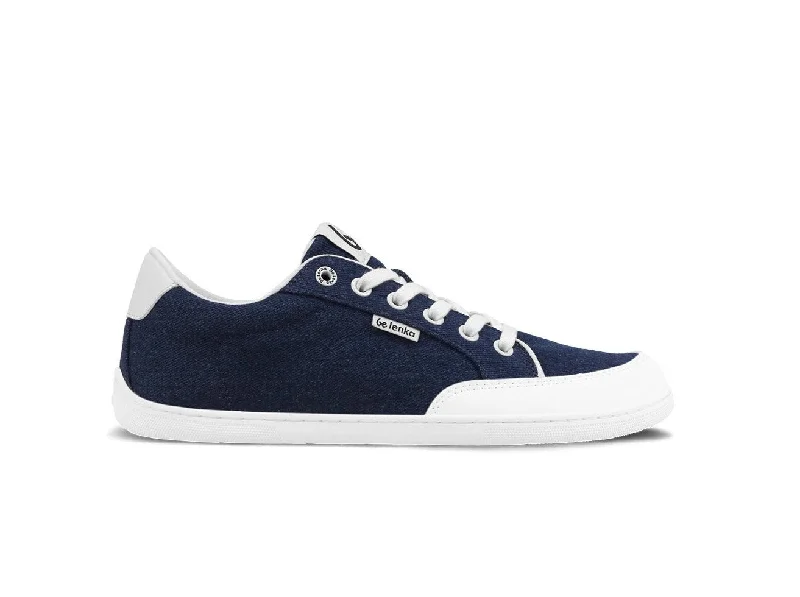 Flexible Running Shoes Barefoot Sneakers Be Lenka Rebound - Denim Dark Blue