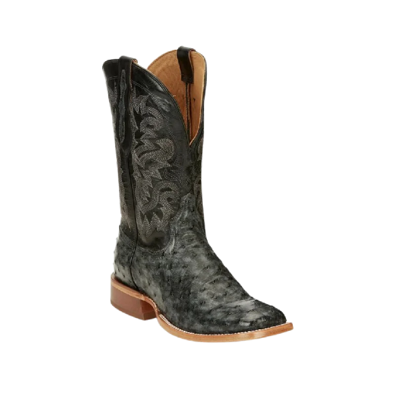 Orthopedic Footwear Tony Lama Men's Moore Full Quill Ostrich Boots