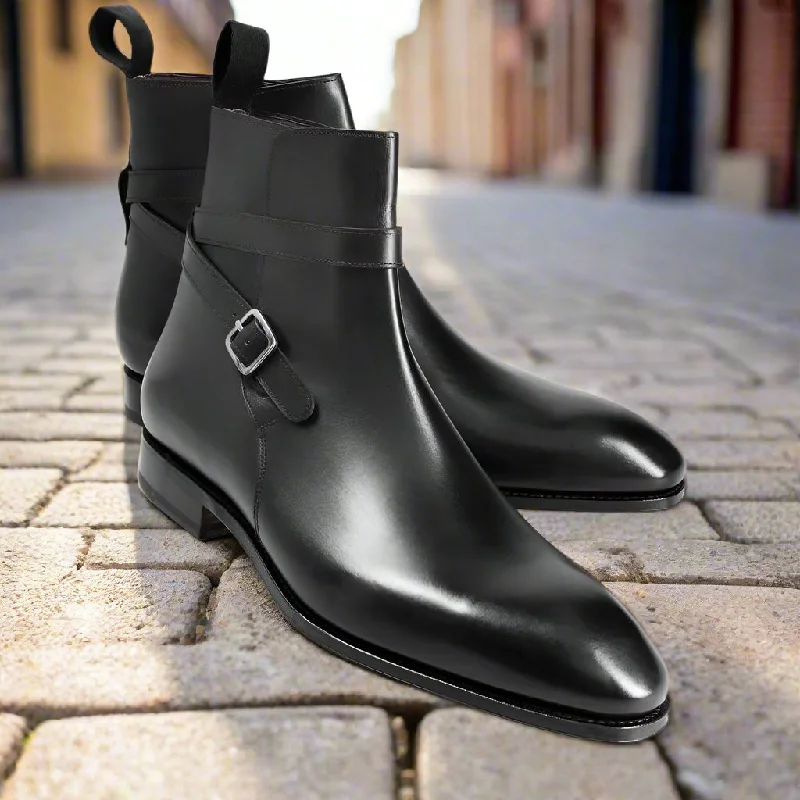 Breathable Active Shoes Riley Black Jodhpur Boot