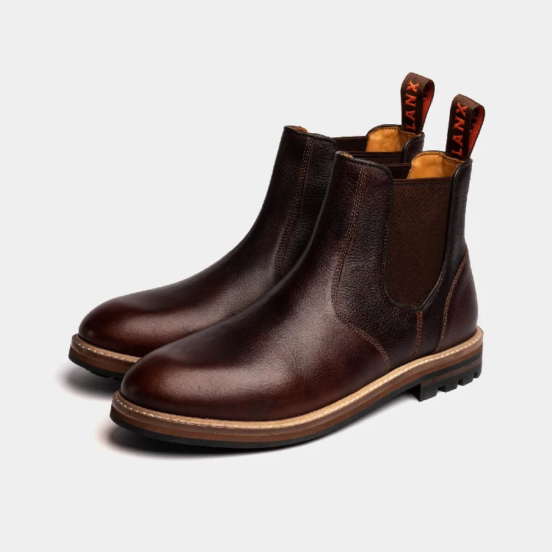Waterproof Sneakers HOGHTON // CHESTNUT GRAINED