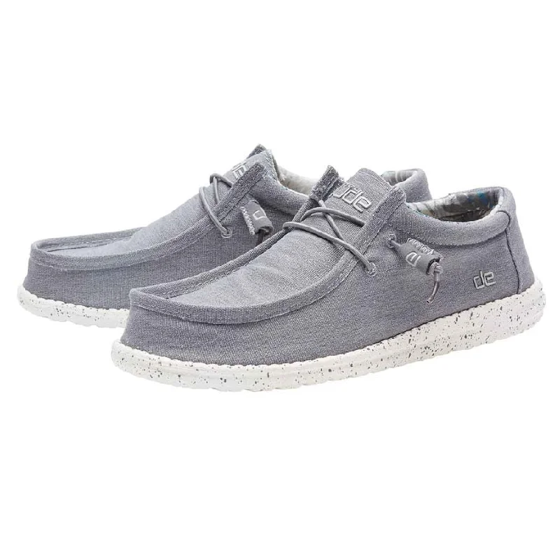 Memory Foam Sneakers Hey Dude Wally Stretch Iron