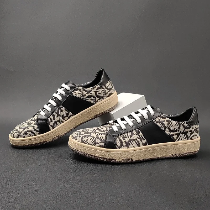 Budget Running Shoes Men Fashion Patchwork Stylish Flat Casual Shoes