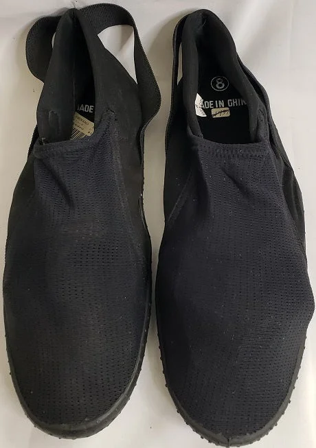 Cushion Insole Shoes Garrett -- Unisex Aqua Sock -- Black