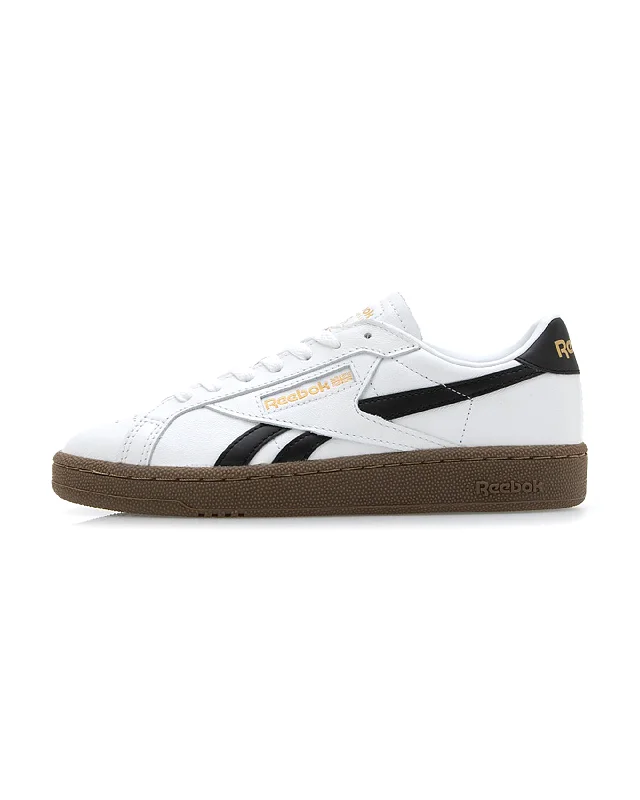 Memory Foam Sneakers Club C Grounds Uk - White / Black / Gum